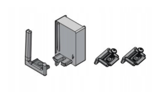 Zestaw montażowy z zaślepkami PARTIAL -PRAWY (CR)- SYMA32 - złoty mat