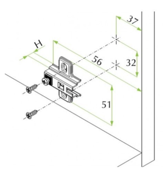 PROWADNIK SLIDE ON H-0 BEZ EURO