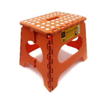 Stołek składany, krzesełko EBBE 27cm pomarańczowe