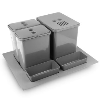 Sortownik, kosz na śmieci 32L do szafki 600mm