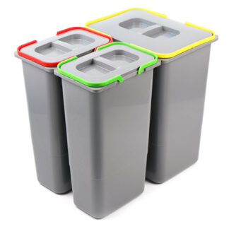 Sortownik na śmieci do szafki 40cm, 29L