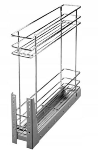 Cargo mini 150mm, 2-poziomy, mocowanie dolne, chrom
