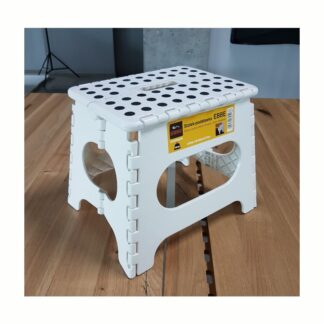 Stołek składany, krzesełko EBBE 27cm białe