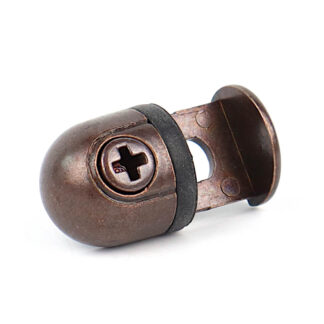 Podpórka do półki szklanej PEKI 4-10mm, trzpień fi5, mosiądz