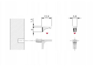 K-LINE podkładka silikonowa do półek szklanych