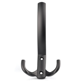 Wieszak meblowy DW14 czarny mat, trzypunktowy