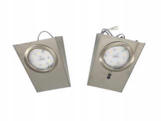 Zestaw opraw meblowych LED inox