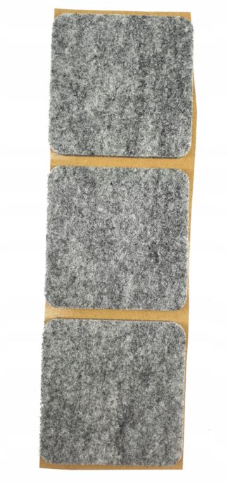 Podkładka filcowa, szara-kwadrat, 50x50mm