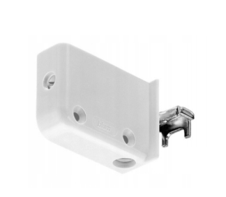 ZAWIESZKA DO SZAFEK, NA WKRĘTY LEWA BIAŁA