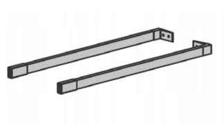 MagicB -relingi L-300mm -białe