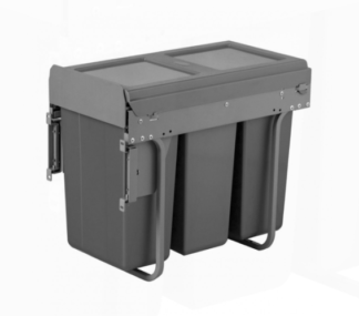 Segregator, Kosz wysuwny L na prowadnicach COMFORT - 3 x10L