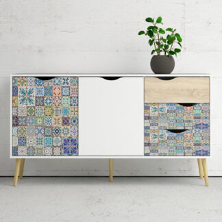 Okleina meblowa samoprzylepna 45x100 cm Mozaika New