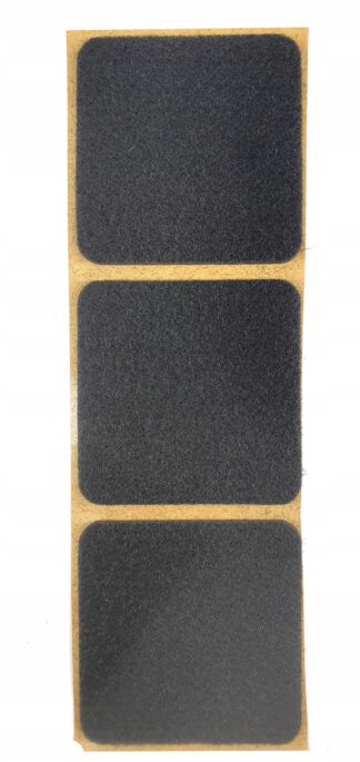 Podkładka filcowa, czarna-kwadrat, 50x50mm