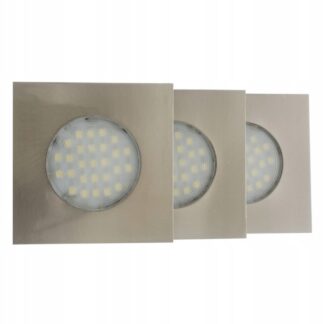 Zestaw led 3 kwadratowy barwa zimna 230V