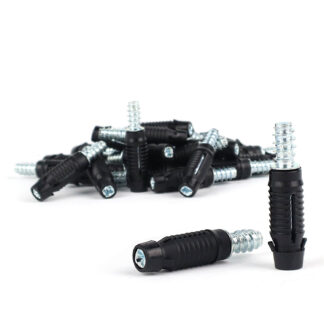 Zestaw PAD złącze kołkowe fi 8,8 mm L-35 do płyty 18mm - czarny