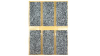 Podkładka filcowa szara-prostokąt, 26x60mm, h=3mm