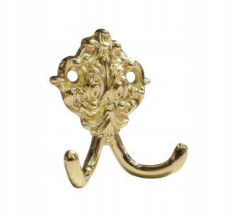 Wieszak meblowy, podwójny WP-93, złoty połysk