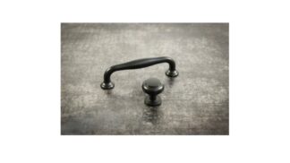 Uchwyt meblowy UR080, 160mm, czarny mat