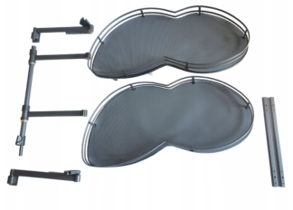 Nerka AMIX lewa z dociągiem - antracyt