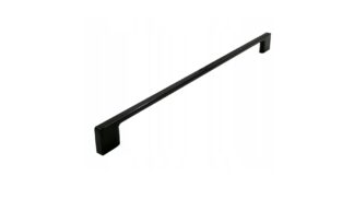 Uchwyt meblowy UN73, 160mm, czarny połysk
