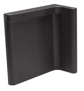 Zaślepka plastikowa do zawieszki H11- lewa, antracyt.