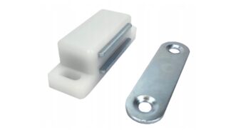 Zamek magnetetyczny - biały 45x15x14mm