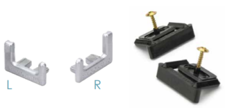Zestaw montażowy z zaślepkami SYMA14 - chrom