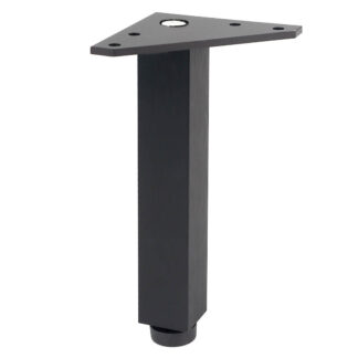 Nóżka meblowa industrialna 25x25 H-150 czarny mat