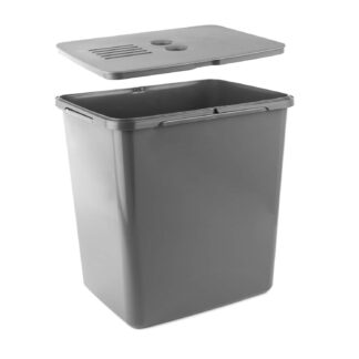 Kosz na śmieci Elegans 16L, z pokrywą i filtrem węglowym