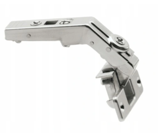 CLIP TOP zawias do drzwi składanych 60°, ze sprężyną, puszka na wkręty