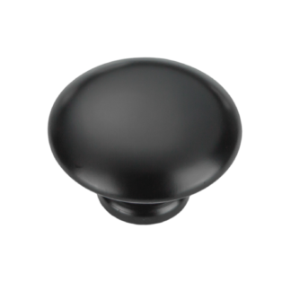 Gałka meblowa Grzybek, czarny mat