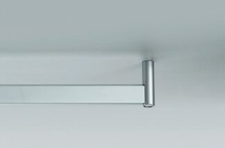 Uchwyt drążka AP [montowany do półki] - okrągły  aluminium