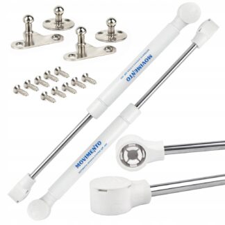 2xPodnośnik meblowy GH-RE05 Movimento BIAŁY 80N