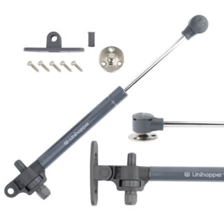 Podnośnik gazowy UNIHOPPER -soft close- 80N +akces. CS110IJ.80.DG