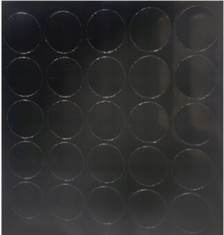 Zaślepki samoprzylepne fi14mm CZARNY POŁYSK 326