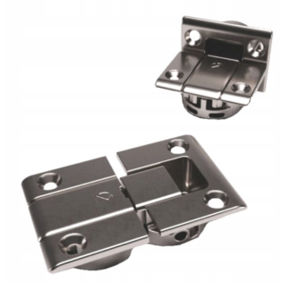 Zestaw KIMANA zawias +wkret.+prowadnik+zaslepka, nikiel