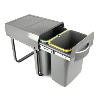 Kosz na śmieci Virtus 2 2x8L, szerokość szafki min. 300 mm