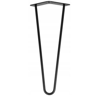 Noga meblowa typu Hairpin 2-prętowa H710 czarna