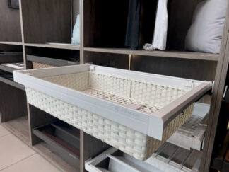 Szuflada wysuwana, 600mm, H-170mm - biała