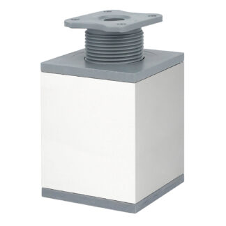 Nóżka meblowa kwadratowa 60x60 H-100 aluminium