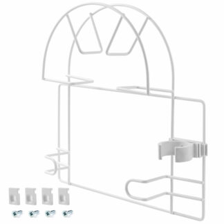 Wieszak na rurę do odkurzacza mały, biały