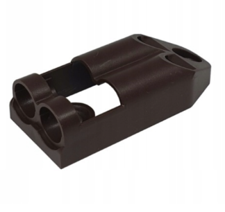 Adapter do amortyzora podwójny brąz