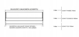 Zestaw montażowy Syma G32 z zaślepkami VISTO - czarny mat