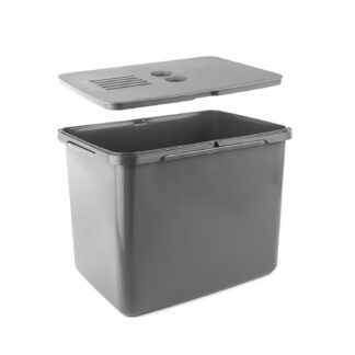 Kosz na śmieci Elegans 12L, z pokrywą i filtrem węglowym