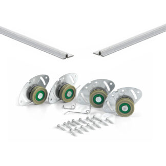 Zestaw okuć MICRA do niskich i wysokich zabudów, 1,4m, 1-drzwi