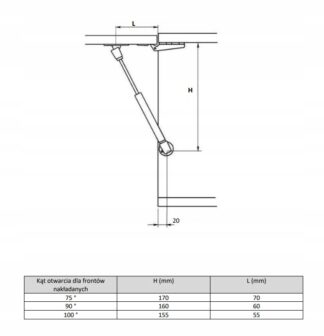Podnośnik barkowy,  Grass Hopper, 60N