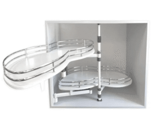 Nerka AMIX lewa z dociągiem - biała + chrom