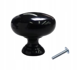 Gałka meblowa Toronto A-0823, czarny połysk