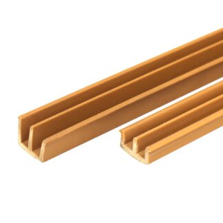 Zestaw szyn do szyb terrarium 1m BUK