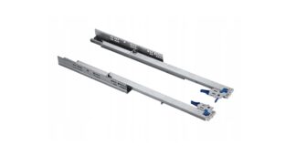 Komplet prowadnic COMFORT 3D L-550mm, pełen wysuw, Push to Open